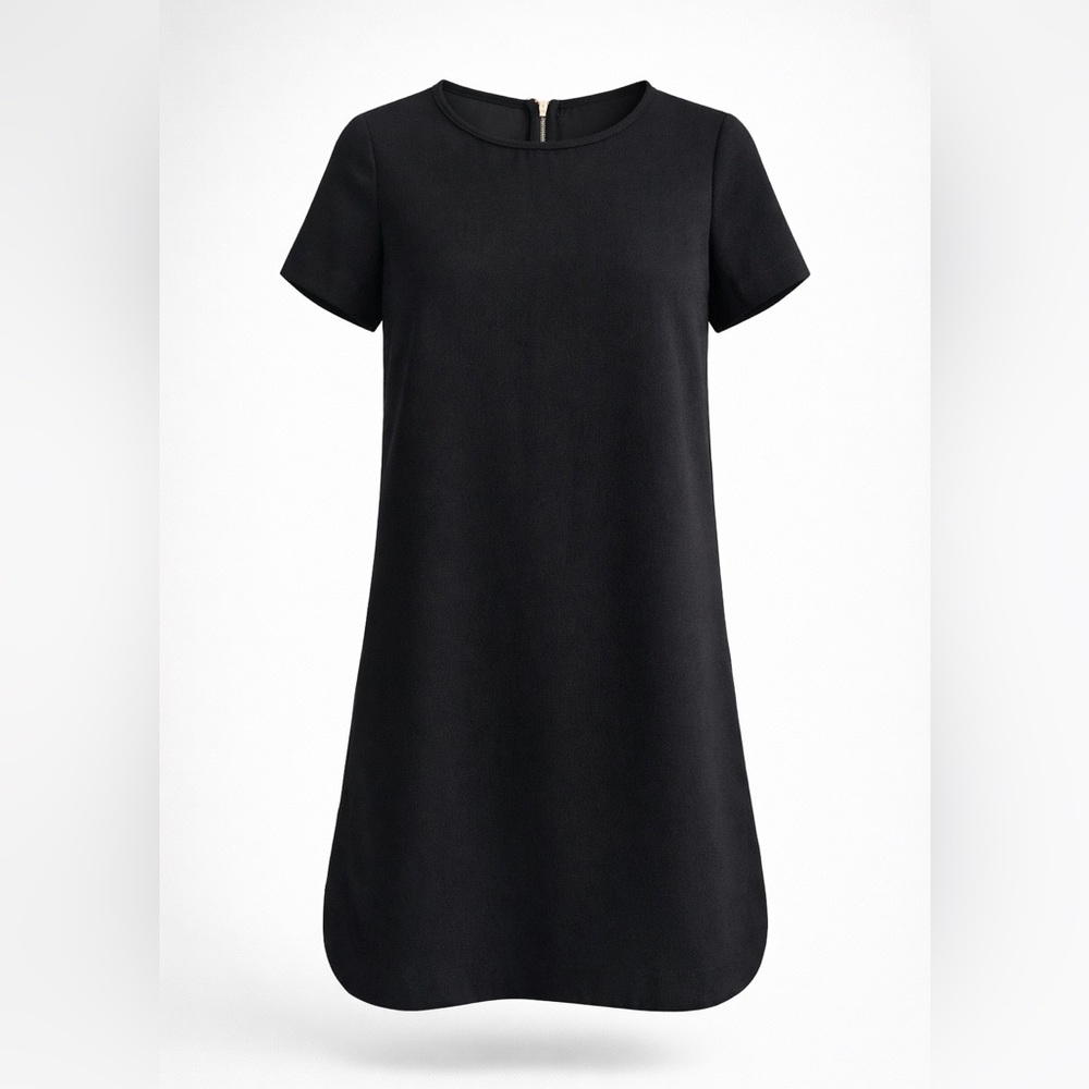 Mittoshop Classic Black Mini Dress